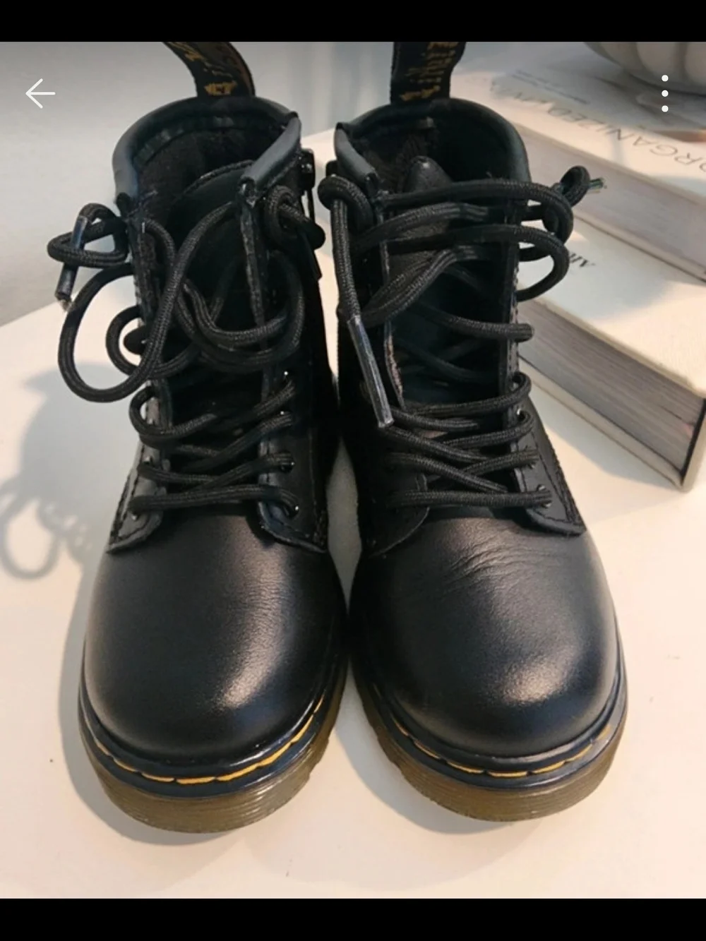 Dr. Martens Kids Side Zip Boots Size 7